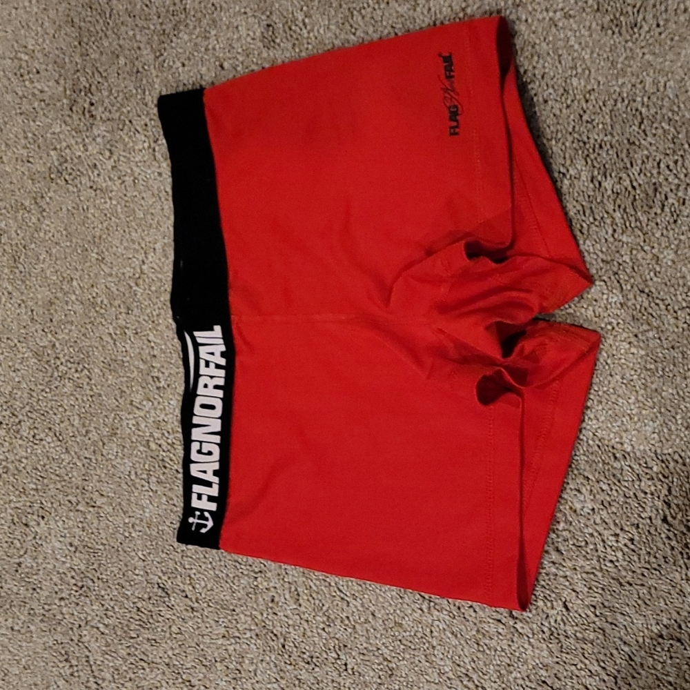Flag Nor Fail exercise shorts